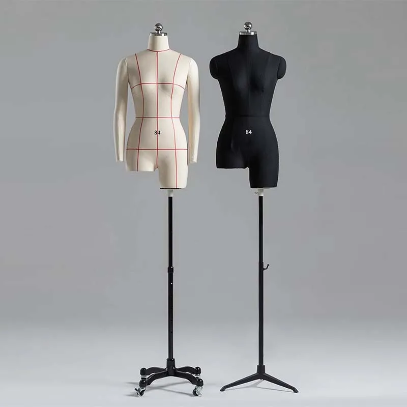 WH-JP Adjustable Half Body Soft Foam Dress Form Mannequin Pin nable Tailor Mannequin for Sale Cloth Dummy