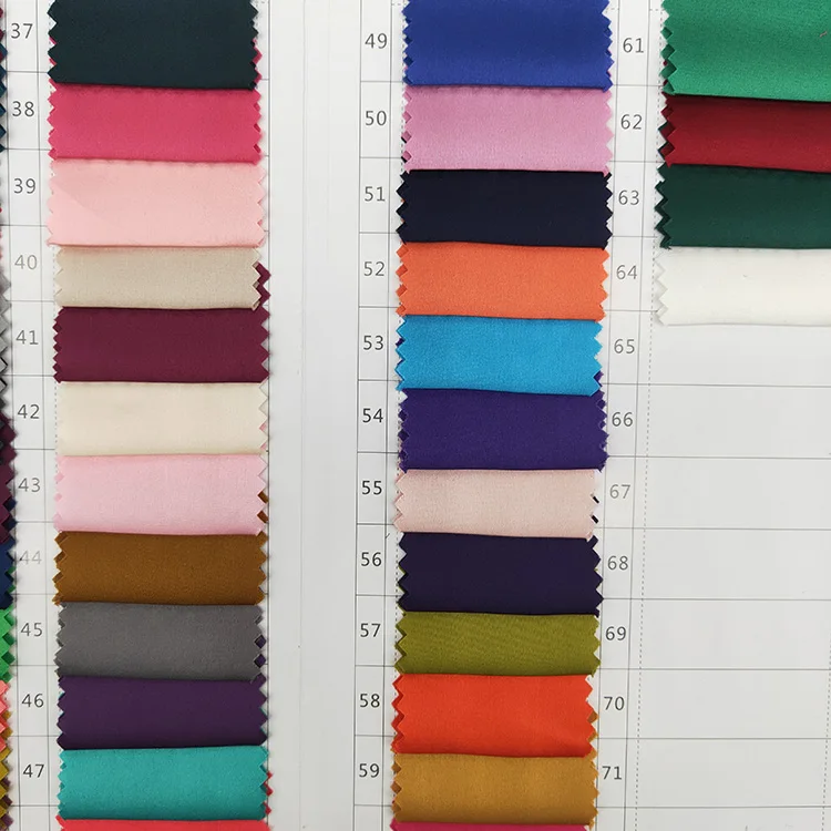 Новейший дизайн, Высококачественная блестящая сатиновая шифоновая ткань из спандекса для футболок