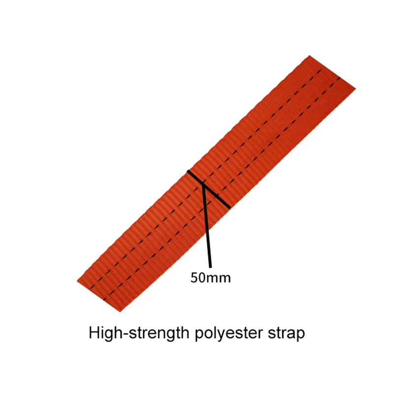 5T emergency flat towing belt car tow strap