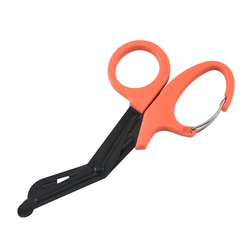 Hot Selling 7.5 Inch Trauma Shears Medical Bandage EMT Scissors with Carabiner
