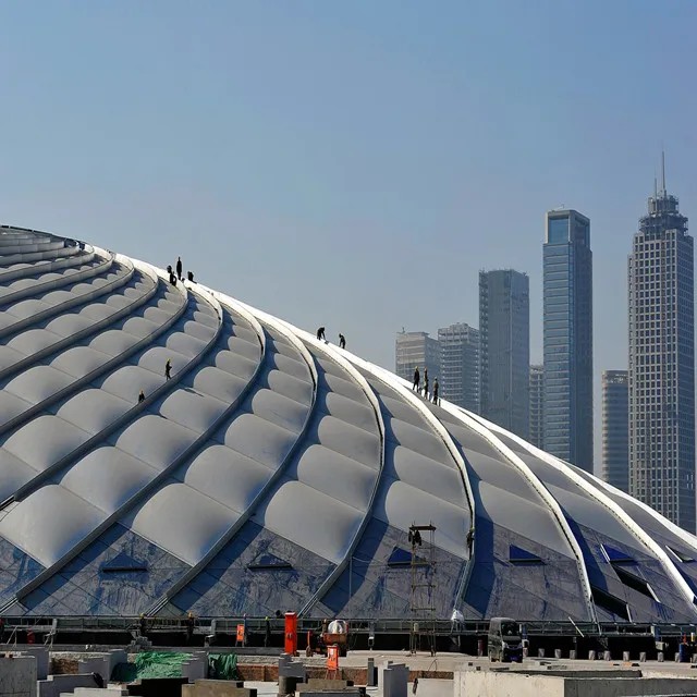 
ETFE membrane structure architecture roof facade sunshade waterproof 