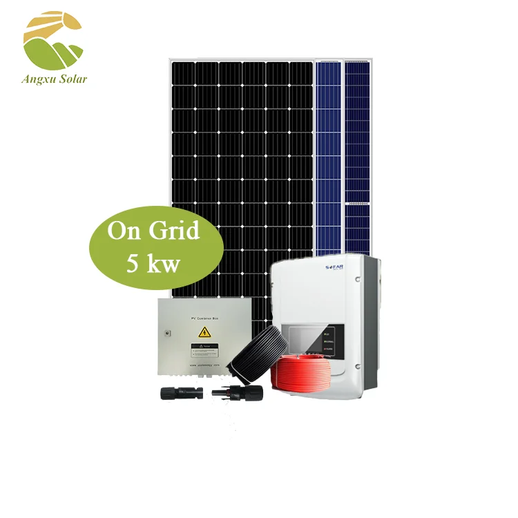 Электростанция 4kw 5kw на сетке солнечной системы 5KW панели солнечных батарей система для дома не подключенная к сети питания использования солнечной системы