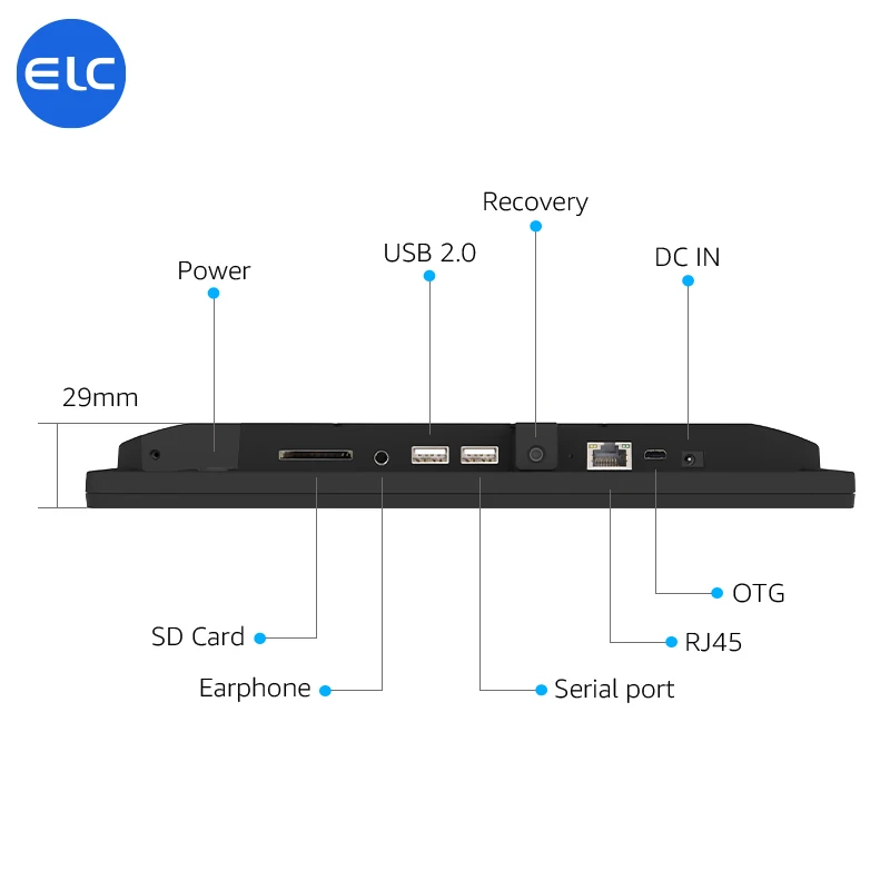 WF1036T 10 1 дюймов настенный планшет RK3566 Android 11 четырехъядерный смарт-дисплей рекламный киоск nfc poe android tablet