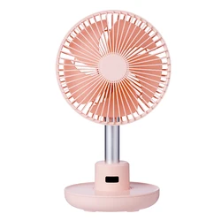 Home appliance 4000mAh USB Rotating Portable Fan High-grade Shaking Mini desk Fan