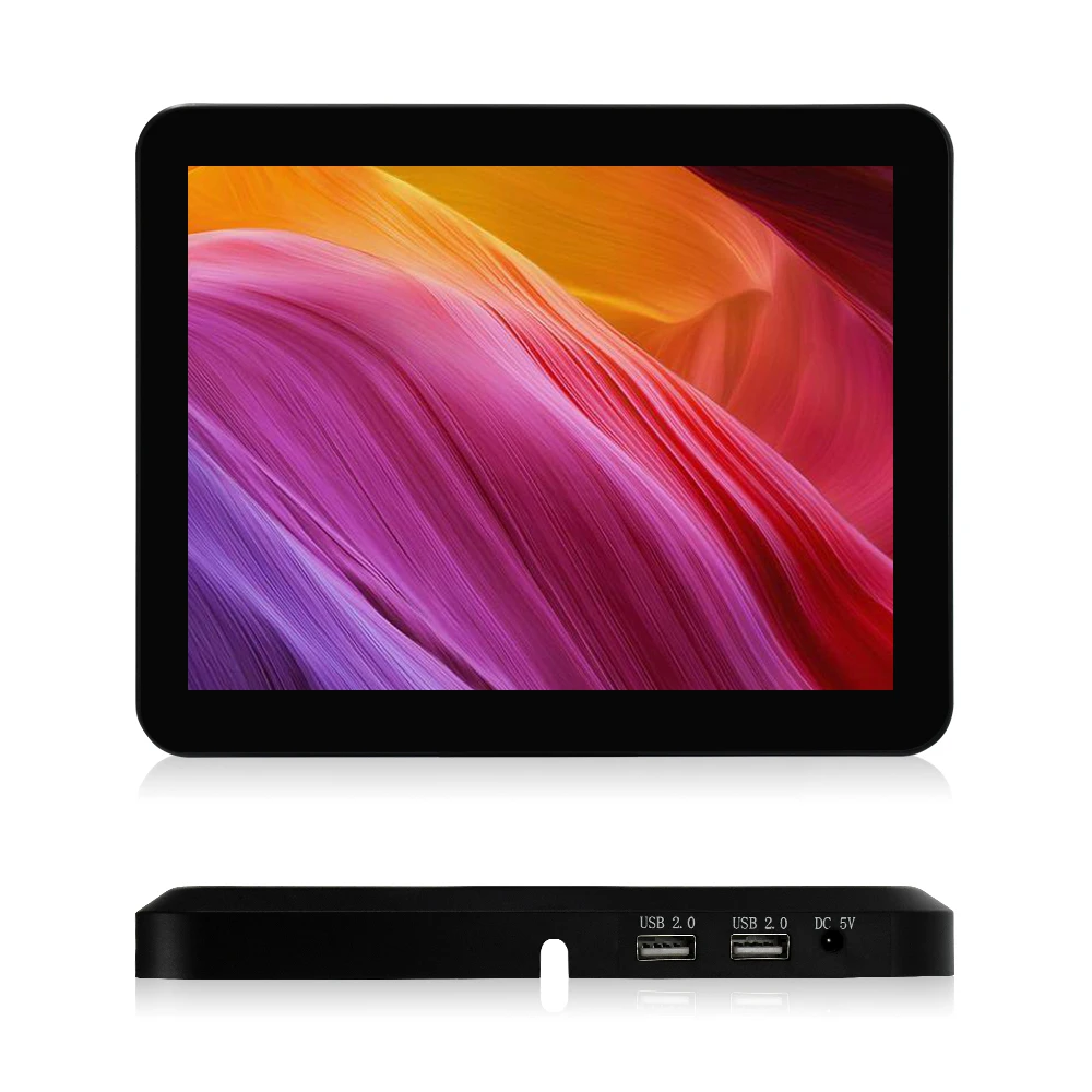IPS panel 9.7 inch 1024x768 resolution POS usb customer facing monitor display for Supermarkets and Restaurants