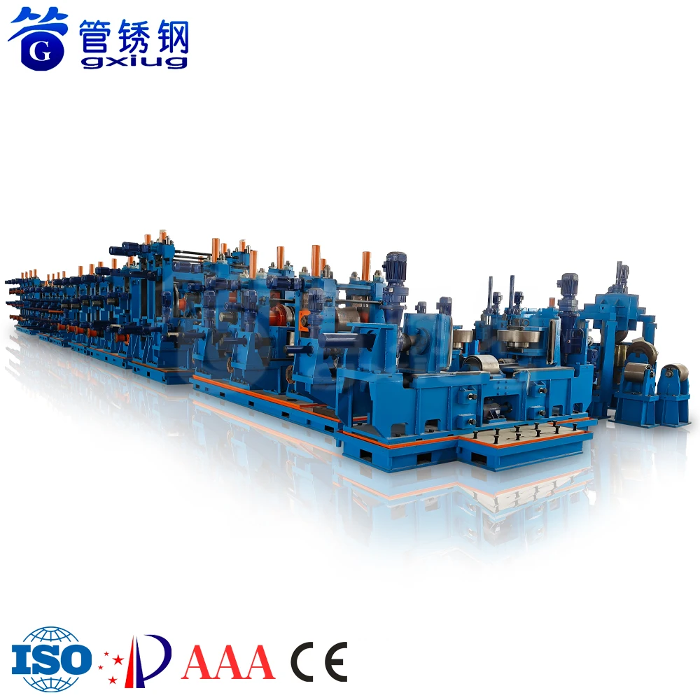 GXG ASTM ASME ANSI JIS EN ISO GB Standard API Pipeline High Frequency Welding Machine ERW Tube Mill Product Line 60-630 mm