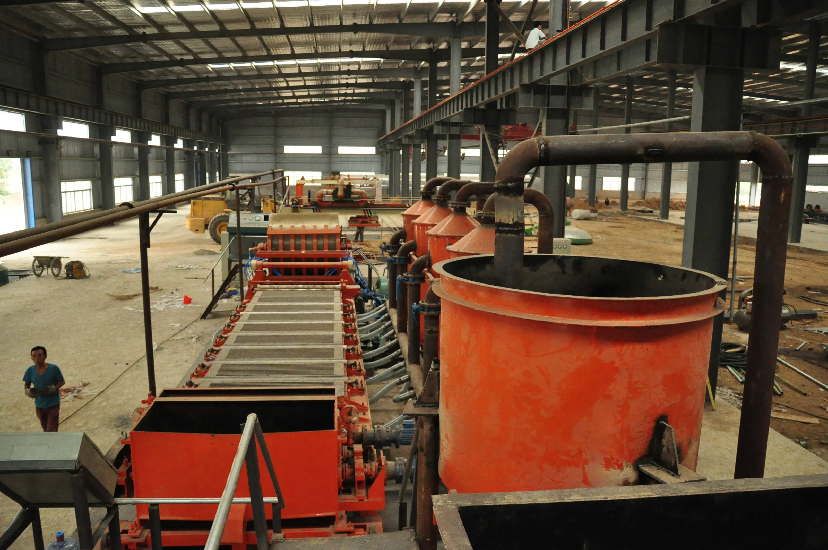 China Amulite Manufacture Flow-On Slurry Sheet Forming Process fiber cement board/calcium silicate board production line