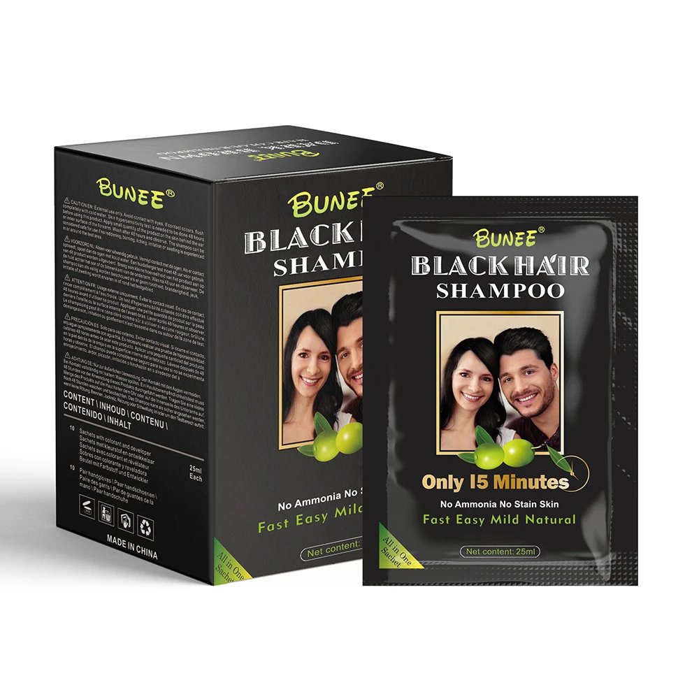 Private Label Permanent Hair Dye Organic Hair Color Shampoo