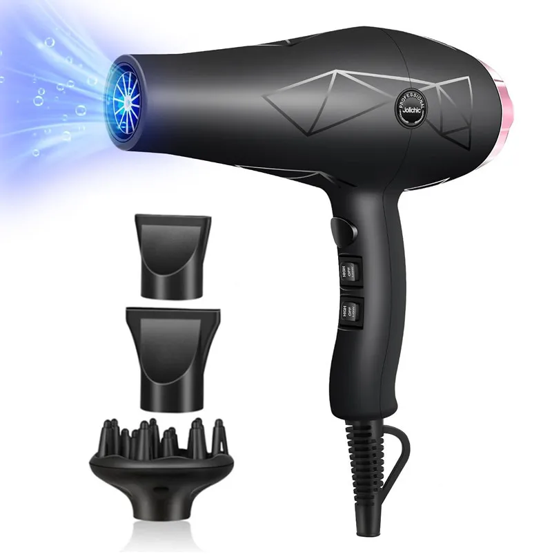 Professional 2400W Hair Dryer with Diffuser High Power Professional Salon Hair Dryer