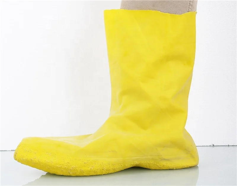 Латексная Крышка для ботинок, желтая латексная Крышка для ботинок nuke