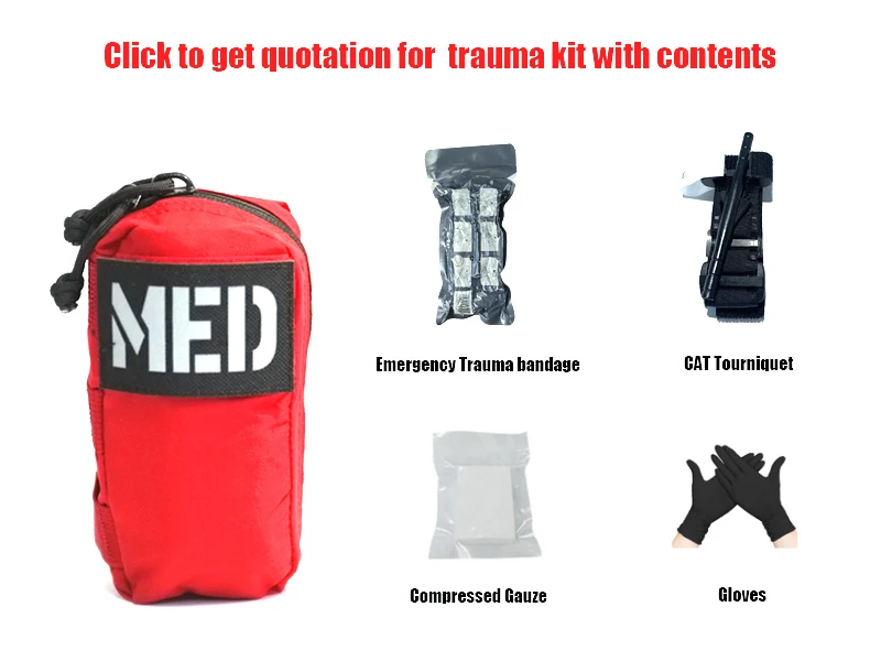 Police Military Supplies Kit de trauma Medical Firstaid IFAK EDC IFAK Trauma Kit