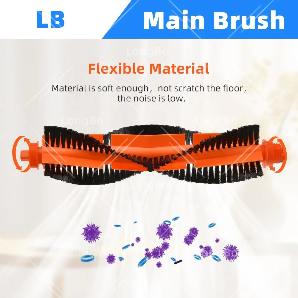 Fit For Xiaomi Robot Vacuum S10 Main Brush Side Brush Hepa Filter Mop Cloth Replacement Robot Vacuum Cleaner Accessories