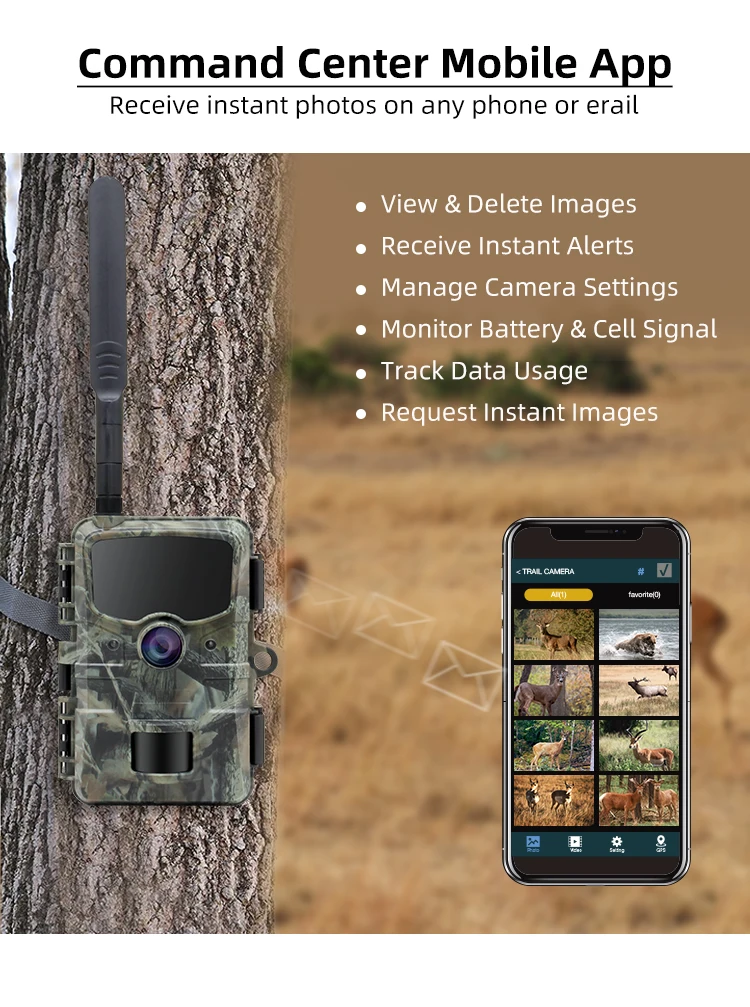 24mp 30mp 2 4 дюймов 1080P 4G LTE IP66 Водонепроницаемая уличная охотничья камера 4g trail