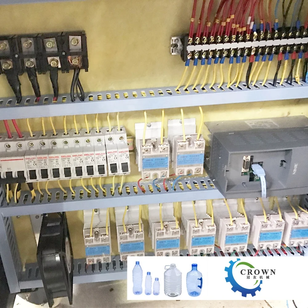 4 cavity semi auto blow molding machine bottle