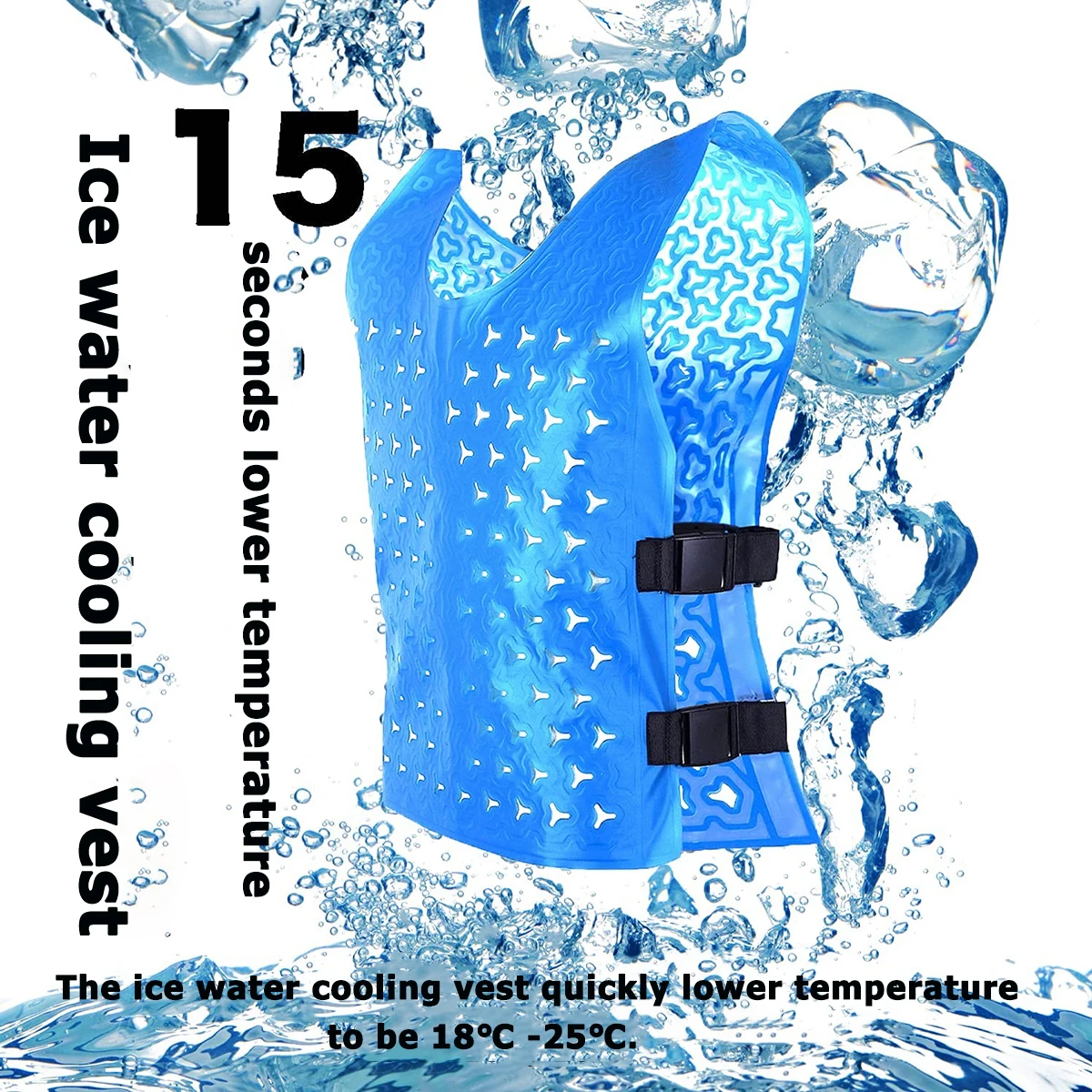 OEM ODM температурный Регулируемый 68-82 по Фаренгейту cooling_жилет Воздухопроницаемый защитный
