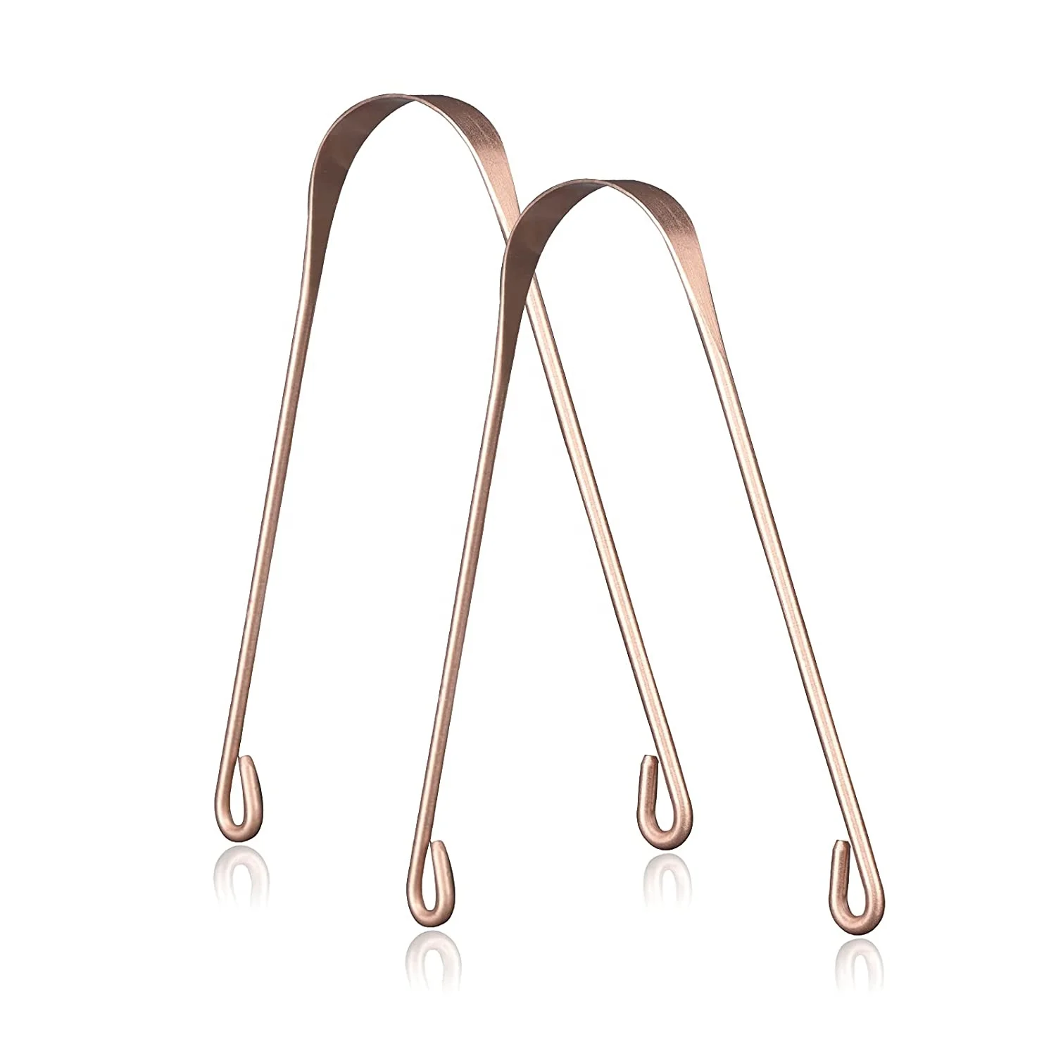 High Quality Surgical Grade Stainless Steel U Shape Oral Hygiene Tongue Cleaner Copper