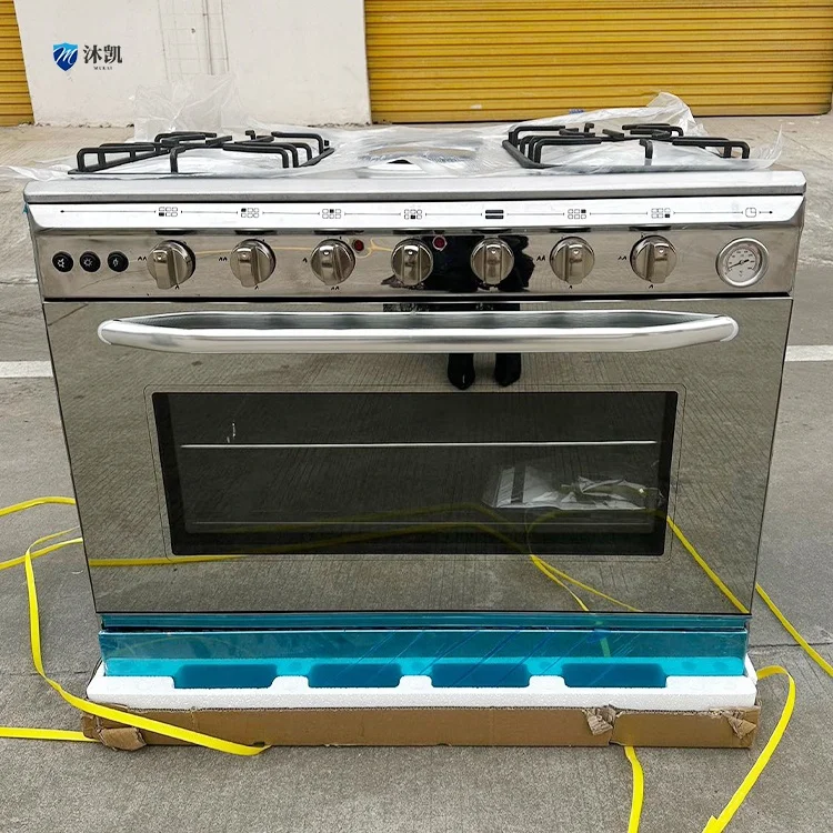 The manufacturer offers attractive prices for 4 gas and 2 electric stove multifunctional ovens