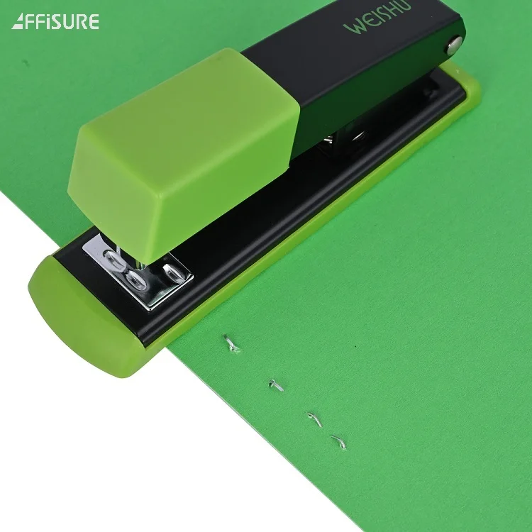 Custom Logo Professional 20 Sheets Book Paper Binding Stapler Machine High Quality 24/6 Pin Manual Office Desktop Stapler