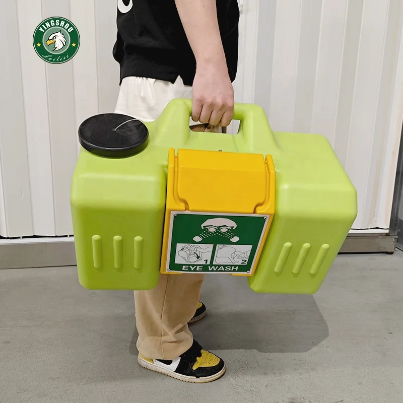 Portable Eyewash Tank Green 9 gallon Emergency Eye wash Station