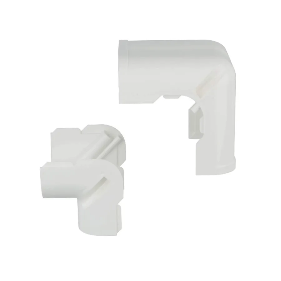 Ac White Line Set Cover for Mini Split Air Conditioner Duct Pipe Trunking PVC Duct Flexible Duct AC Pipe Cover