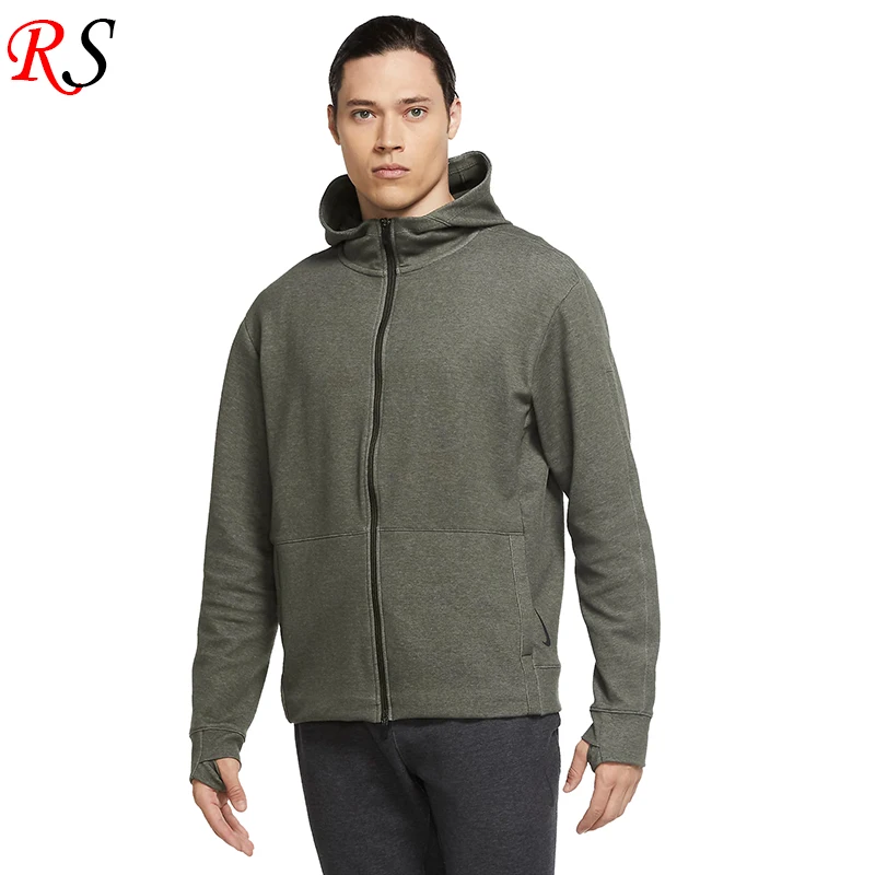 Oversized Heavy Warm Sport Winter Custom Blank New Mens Cotton Zipper Up Hoodies