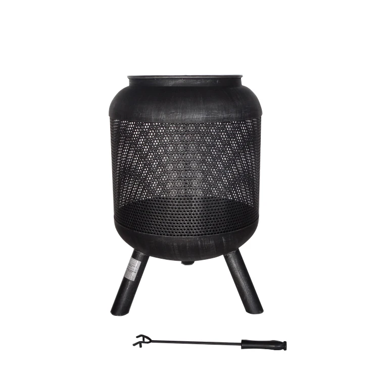 USA style outdoor high quality wood fire basket for heating or dining