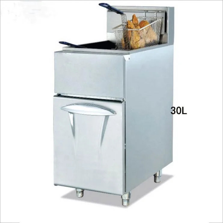 commercial fryers chips frying machine Kitchen equipment 3 tubes deep fryer Industry gas fryers