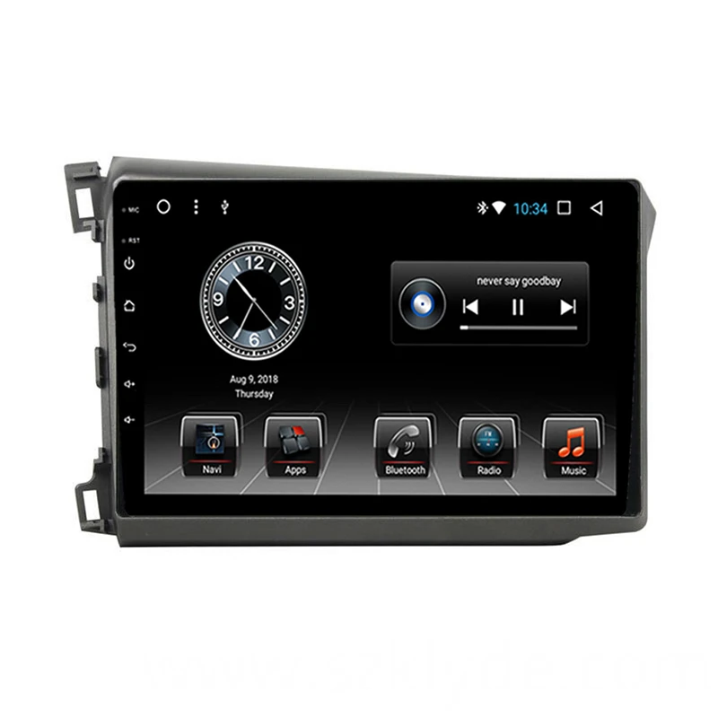 HENCEE Автомобильная навигационная система для HONDA CIVIC 2012 android 10 AHD камера carplay android авто