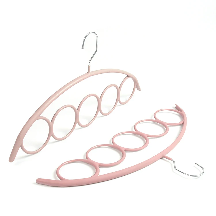 Round Metal Scarf Hanger Scarf Ring Hijab Hanger Space Saving Scarves Organization