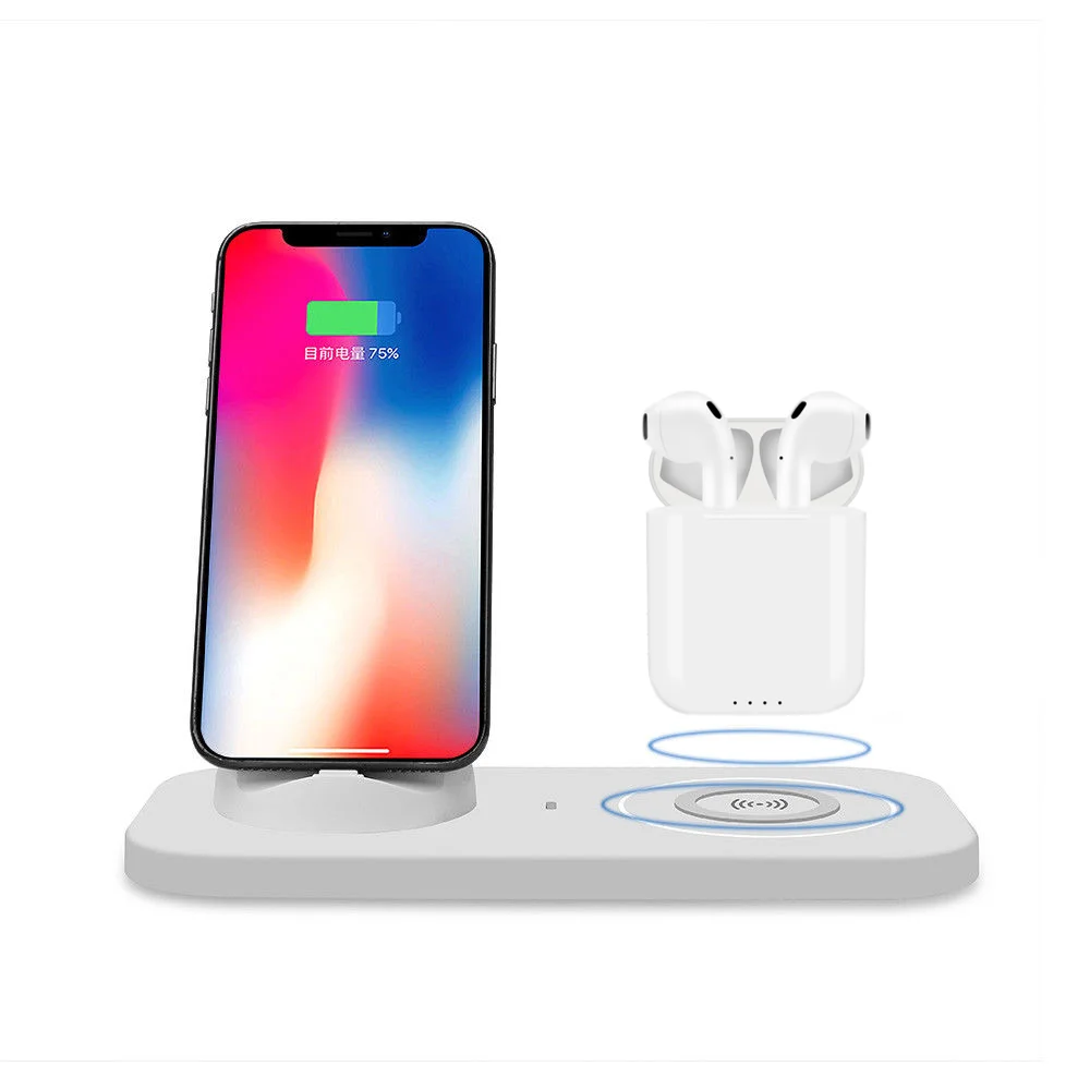 2020 New fast levitating universal 3 in 1 light portable wireless 15w charger foldable Factory wholesalesupport customization
