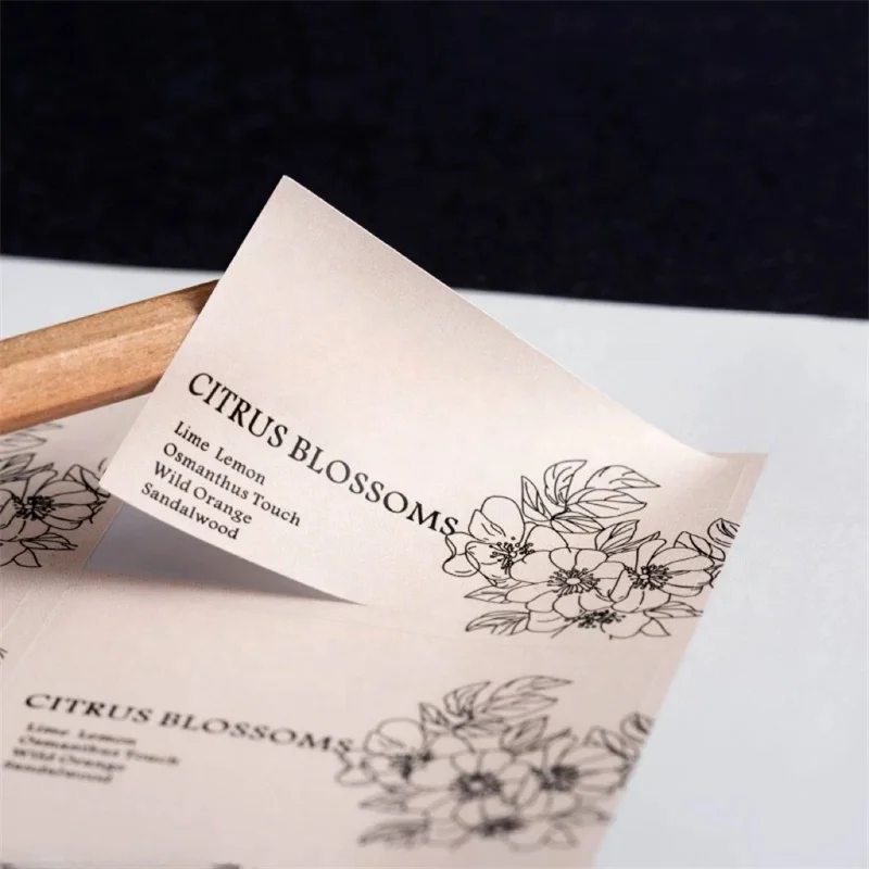 Customized Bendable Metal Embossed Stickers Long Lasting Logo Wine Label and Perfume Bottles UV Printing Packaging Labels