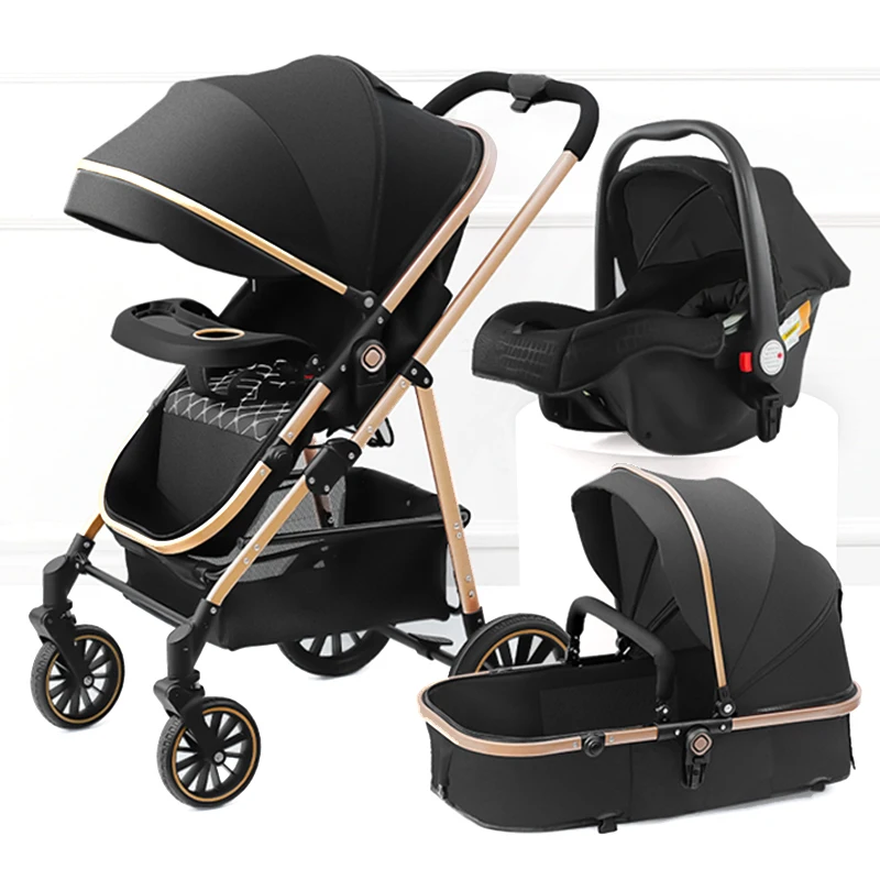 OEM Оптовые койки Para Bebes. Легкая Складная коляска для путешествий детская 3 в 1 с автокреслом