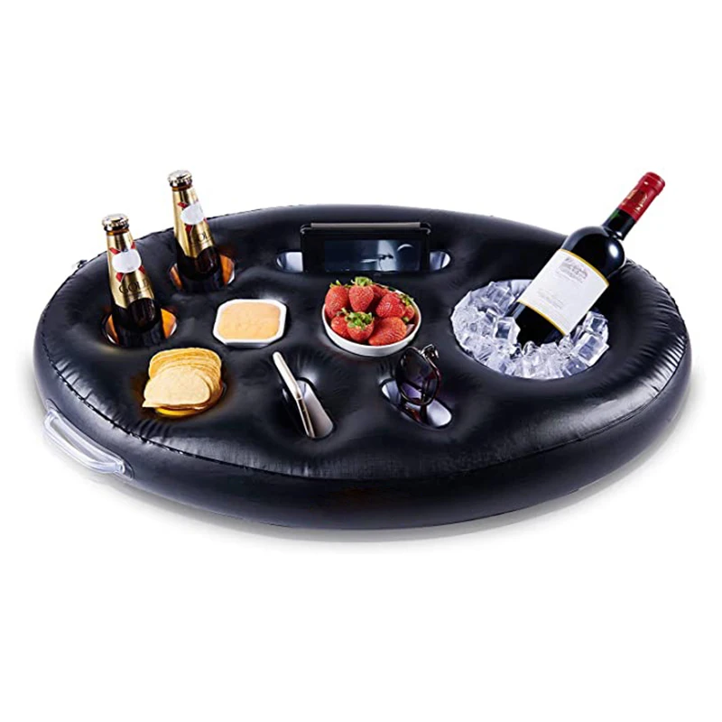 Модернизированный держатель для напитков в бассейне поплавок ведро горячего льда с ручками маленький и удобный переноске