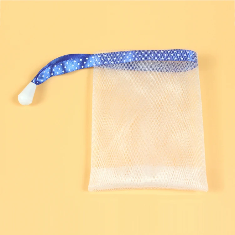 Factory Price Customized Small Drawstring Mesh Loofah Soap Bag Have Our Own Production And Mold R & D Team