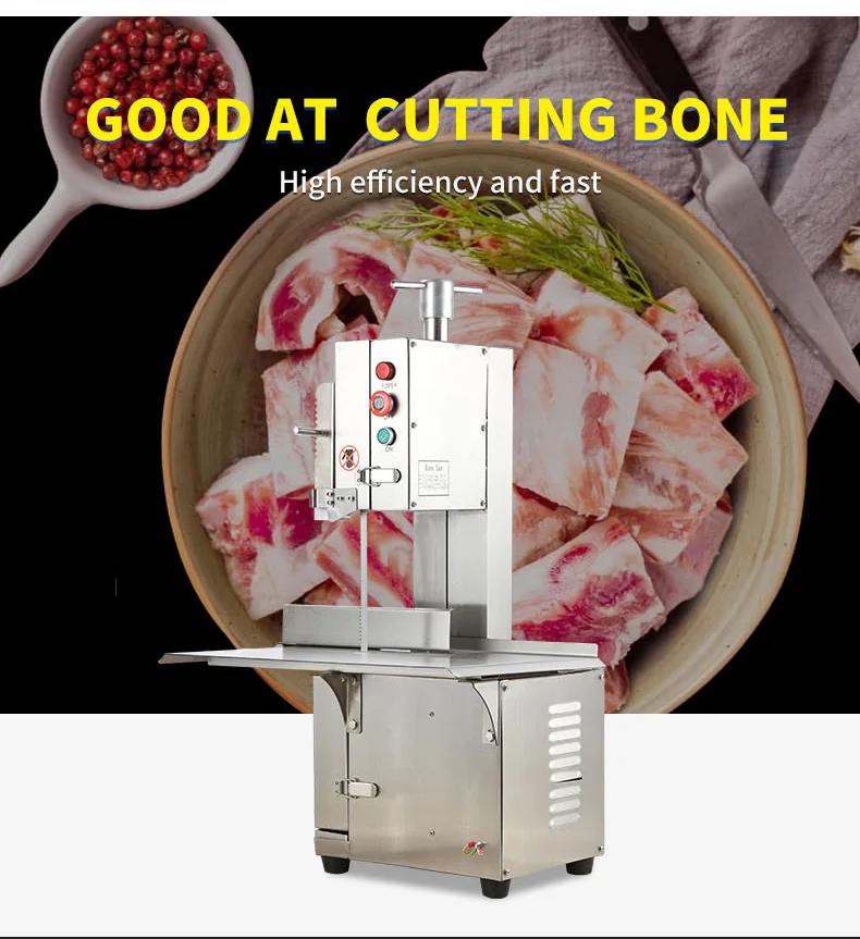 Ada 280A Stainless steel meat bone saw bone sawing machine commercial frozen pork trotters cutting and dicing Machine