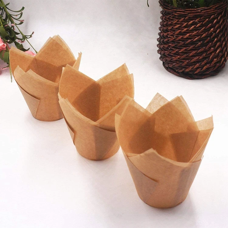 Wholesale foodgrade greaseproof paper muffin liner cake wrapper liners baking cup