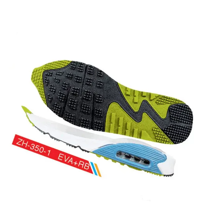 New Air cushion shoes sole EVA+Rubber running shoes outsoles sports soles