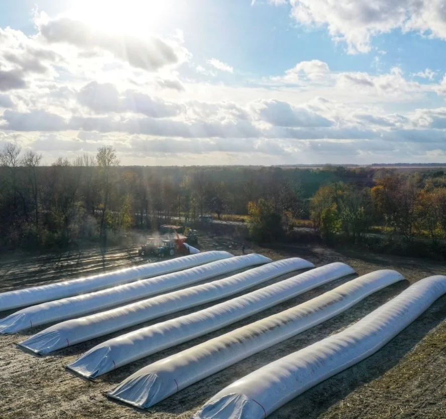 Agricultural farm storage silo bag,plastic silage tube, silage sheeting