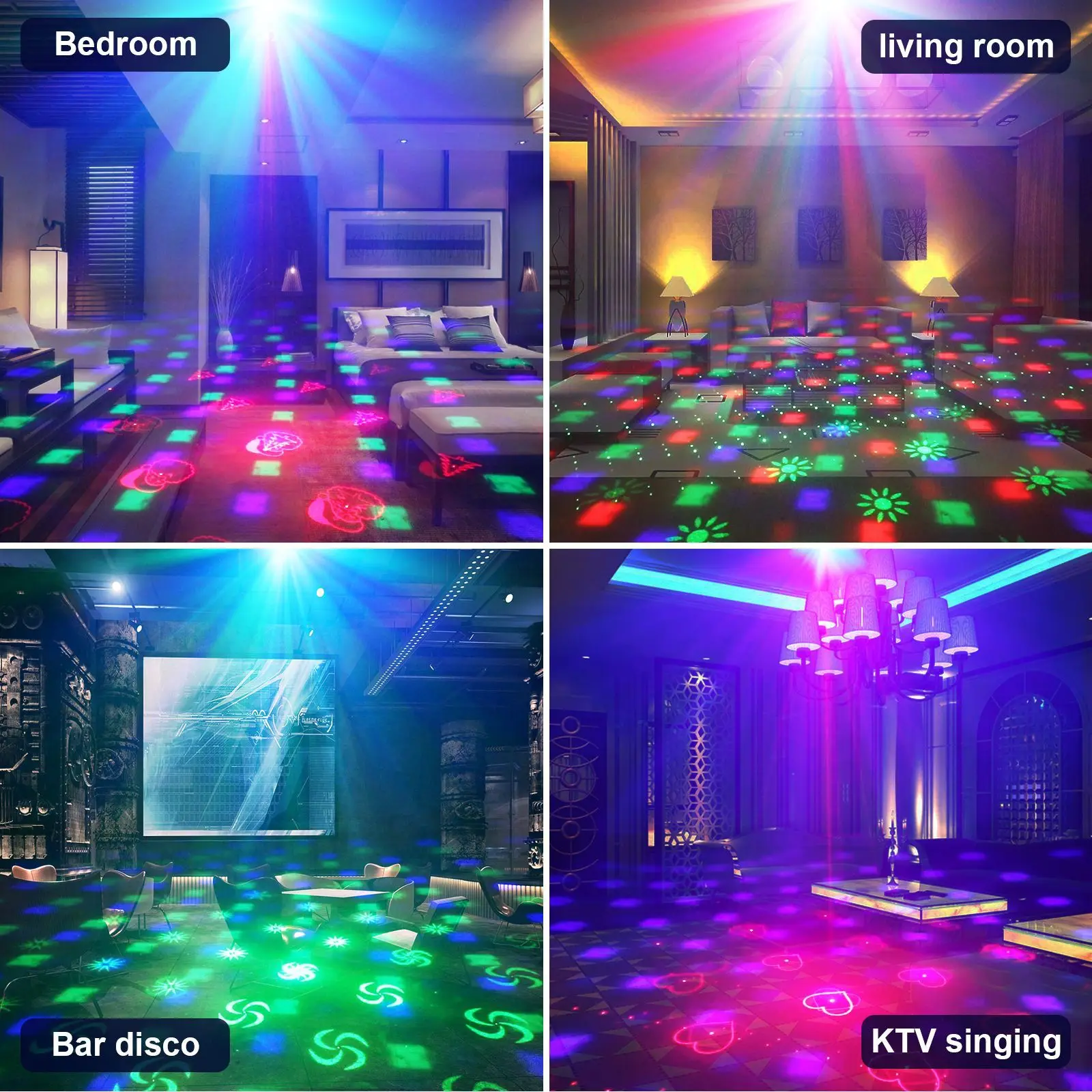 Rechargeable Laser Light Ktv Led Magic BallLighting Effect Small Stage Lights Projector