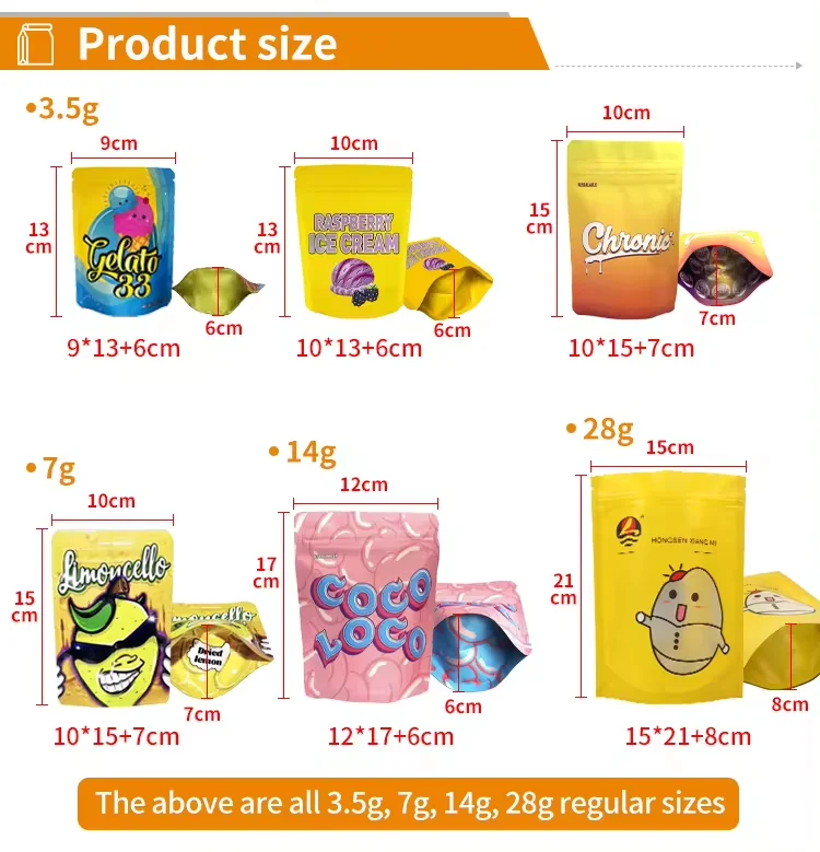 100pcs price COOKIES soft touch design Tactile Film Matte food self-sealing bag 1-3.5g Zipper Smell Proof Cookie Mylar Bag