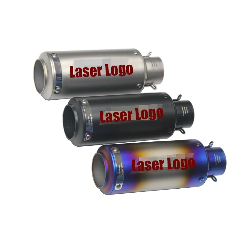 51MM Universal Motorcycle Exhaust Modified Scooter Muffler ATV With Sticker DB Killer for kawasaki er6n sv650 crf 230 z800 r1