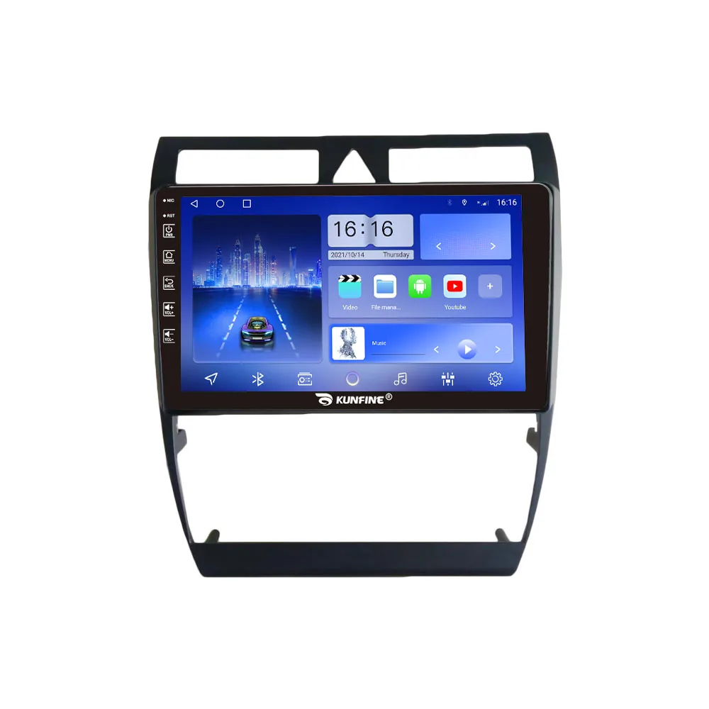 Автомагнитола для Audi A6 2004 2Din Android Autoradio автомобильный стерео DVD GPS навигационный плеер Мультимедиа Auto Carplay