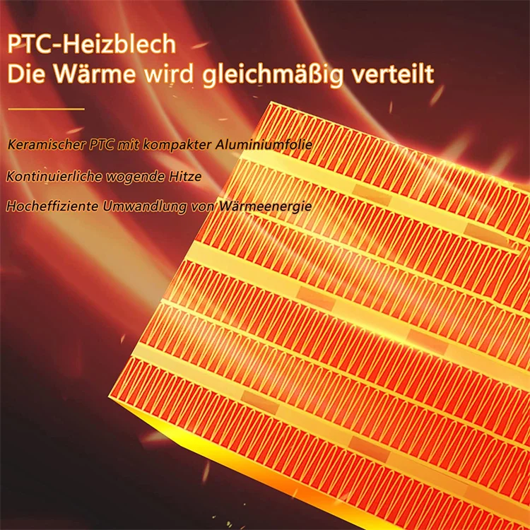 Low Noise Overheating Protection 1200W Fan Heater Electric Heating Ceramic Portable Room Electric Fan Heater Plug In