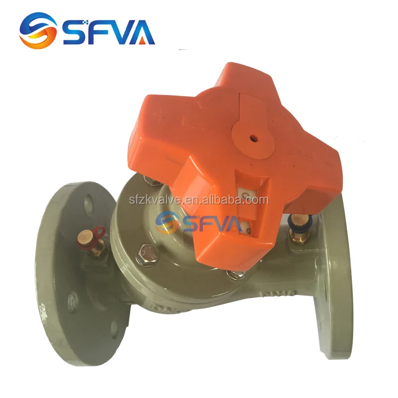 SFVA BRAND GOOD QUALITY PN16 DN100 Cast iron water static balance valve price