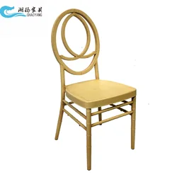 Wholesale Foshan Factory Made Gold Aluminum Metal Wedding Phoenix Chair