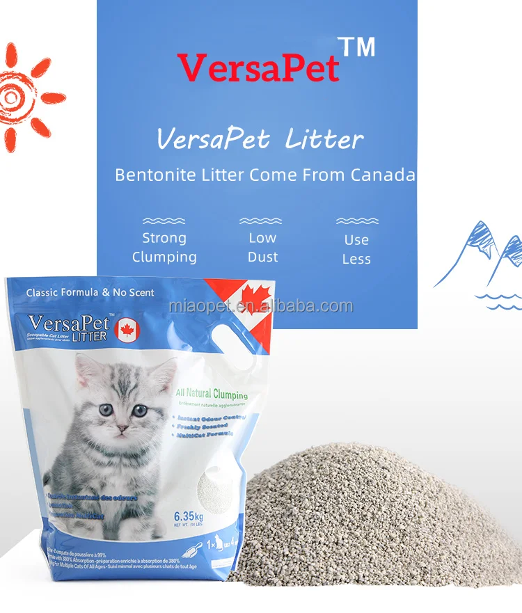 Lovepet Cheap Best Clean Pet Product Quick Clumping Durable Using Sodium Bentonite Cat Litter