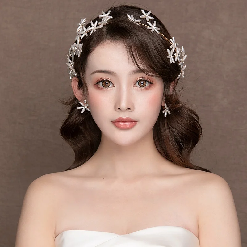 Свадебные аксессуары для волос в пляжном стиле ручной работы с милыми звездами, снежинками, морскими звездами и жемчужинами