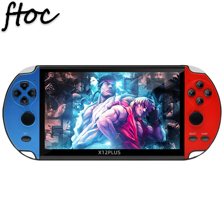 7 Inch Dual Core 528 Games Portable Retro Handheld Video Game Console