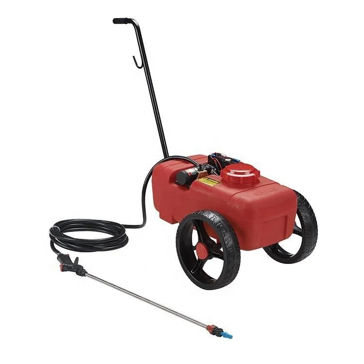 Garden sprayer 20L with wheels 12V Rechargeable garden Electric water Sprayer trolley