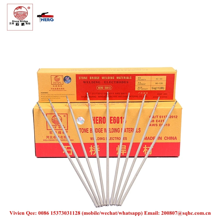 Stone bridge hero Welding Rod electrode E6013 E7018 E7014 Welding Rod Solution Hero E6013